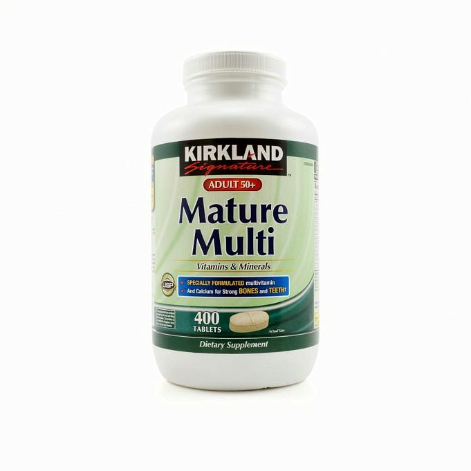 Kirkland Signature Multi Adult 50+ Vitamins Supplement Bewertung
